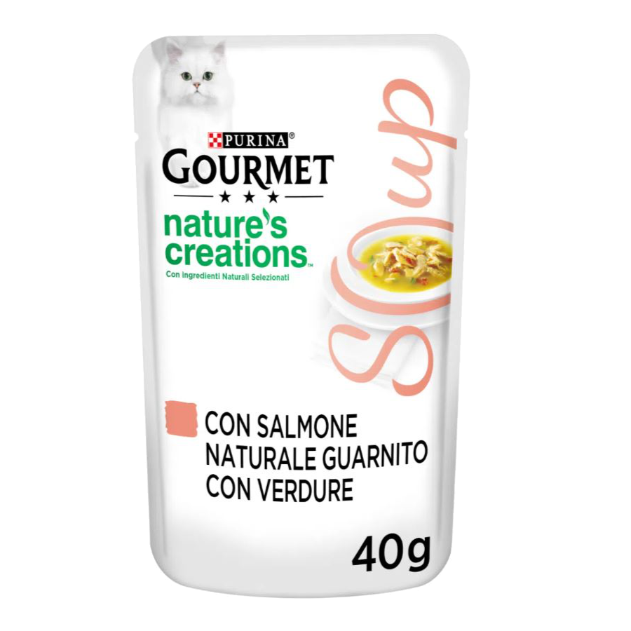 PURINA GOURMET NATURE'S CREATIONS SOUP 40G - SALMONE & VERDURE