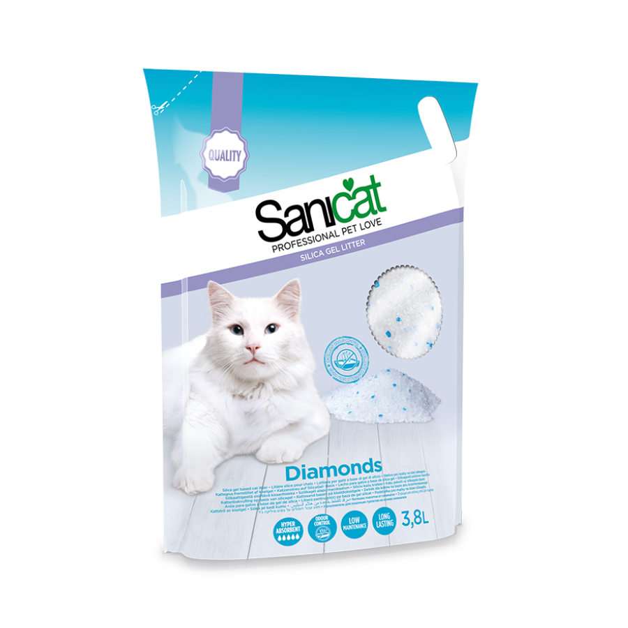 Sanicat Diamonds Neutra lettiera silice 15L