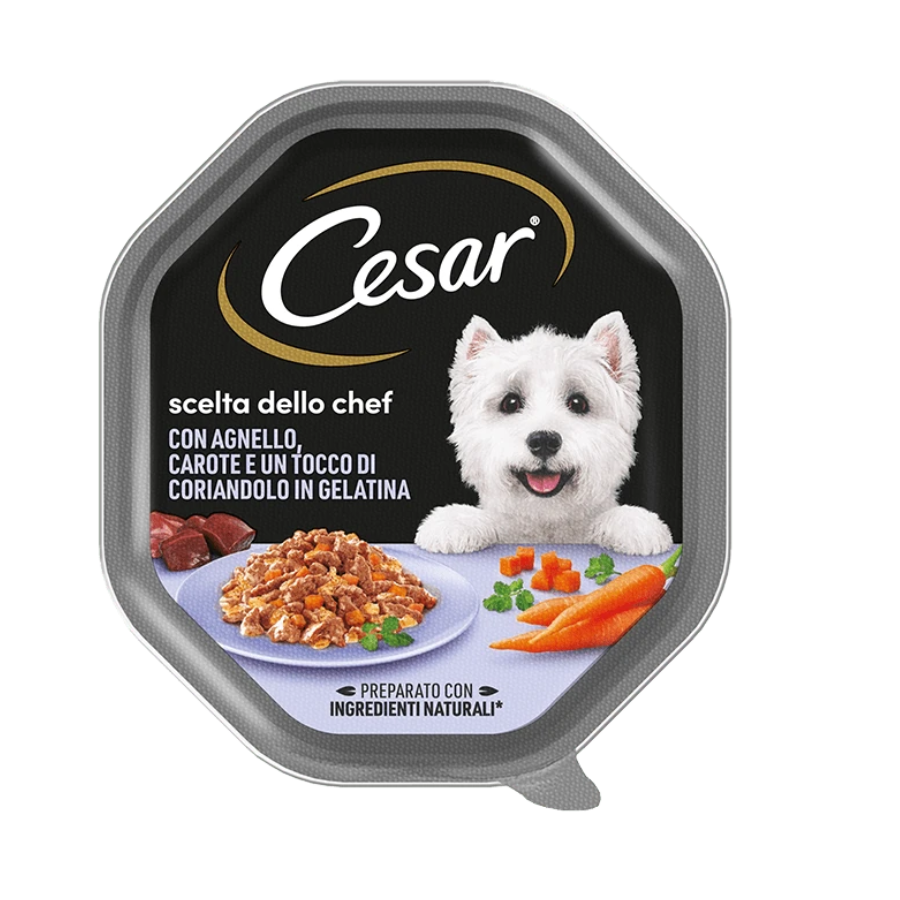 CESAR SCELTA DELLO CHEF 150GR - AGNELLO, CAROTE & CORIANDOLI