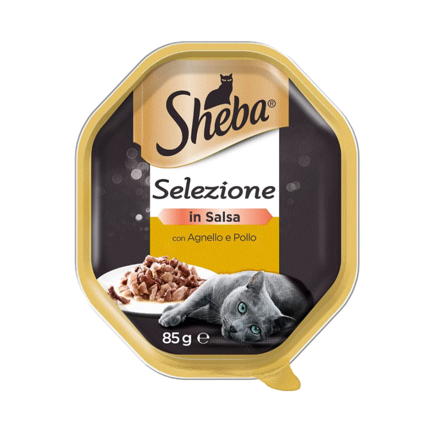 SHEBA SELEZIONI IN SALSA 85G - AGNELLO & POLLO