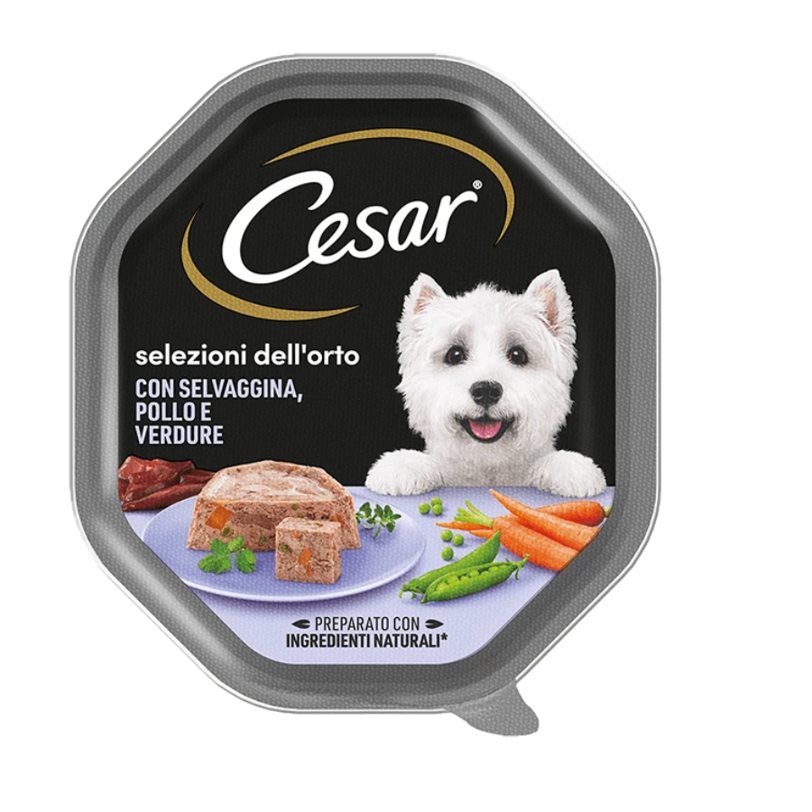 CESAR SELEZIONI DELL'ORTO 150GR - SELVAGGINA, POLLO & VERDURE