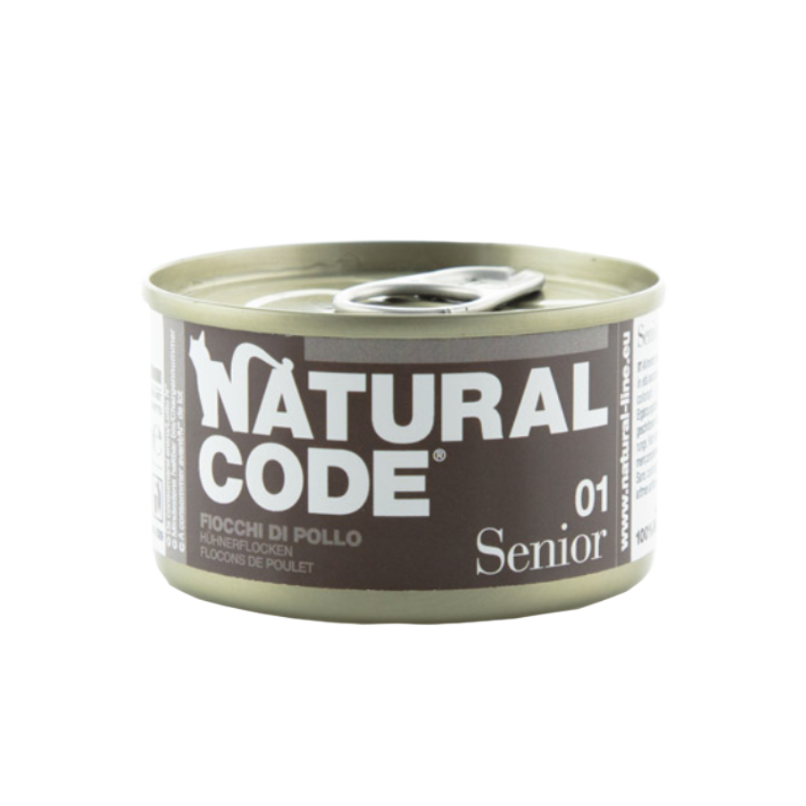 NATURAL CODE SENIOR 85G - SENIOR 01 FIOCCHI DI POLLO