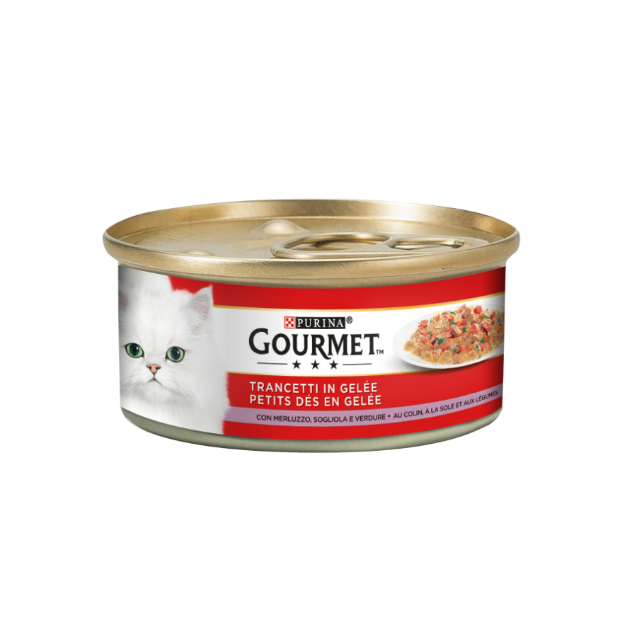 Purina Gourmet Rosso Trancetti Sogliola Merluzzo Verdure 195g