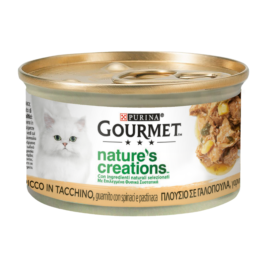PURINA NATURE'S CREATIONS 85G - TACCHINO & SPINACI