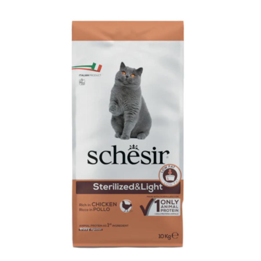 SCHESIR STERILIZED & LIGHT - POLLO 10KG