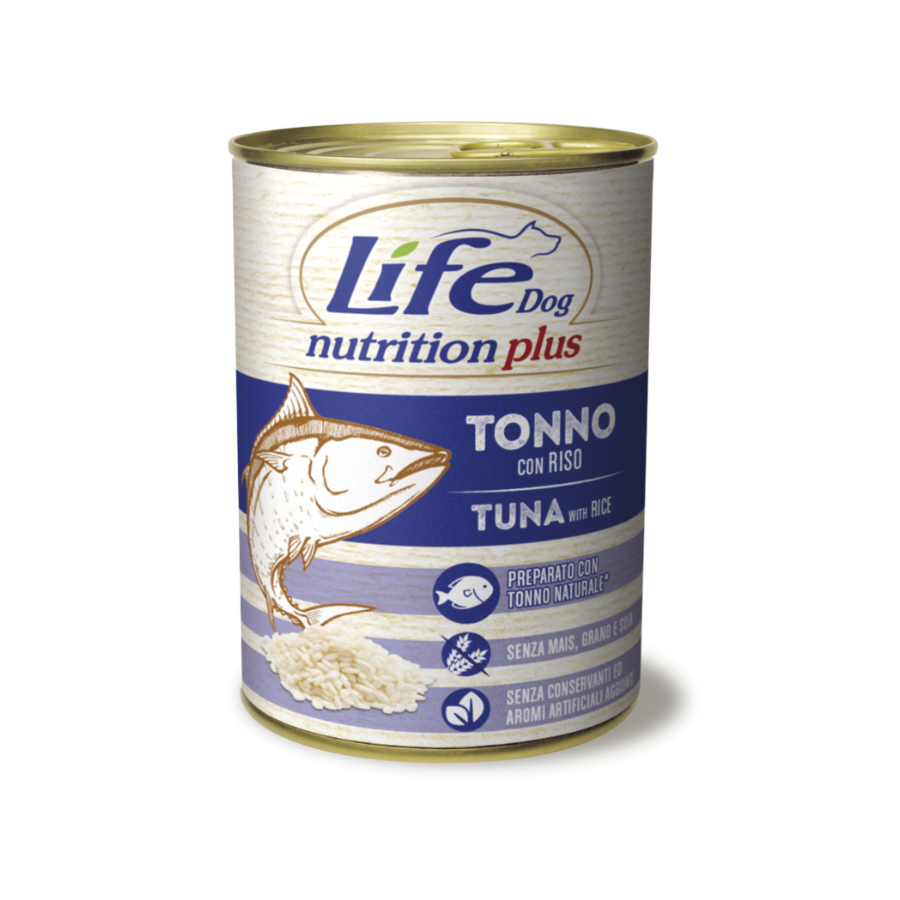 LIFE NATURAL DOG 400G - TONNO & RISO