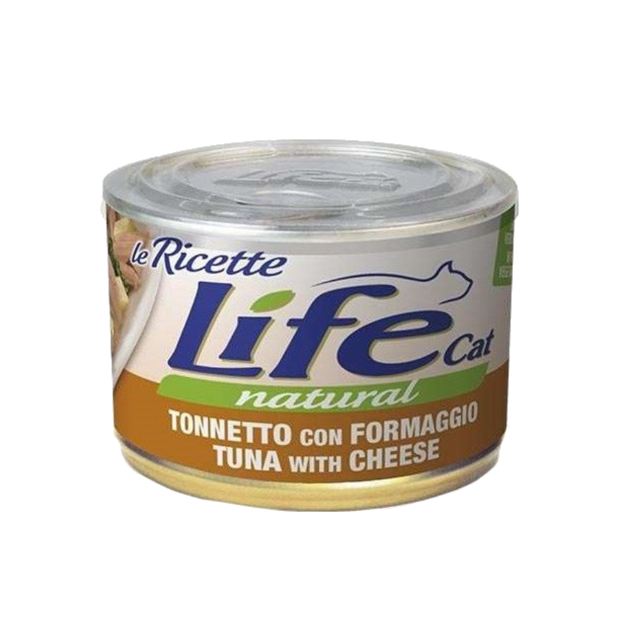 Life Natural Cat 150g Tonno Formaggio Spinaci umido gatto