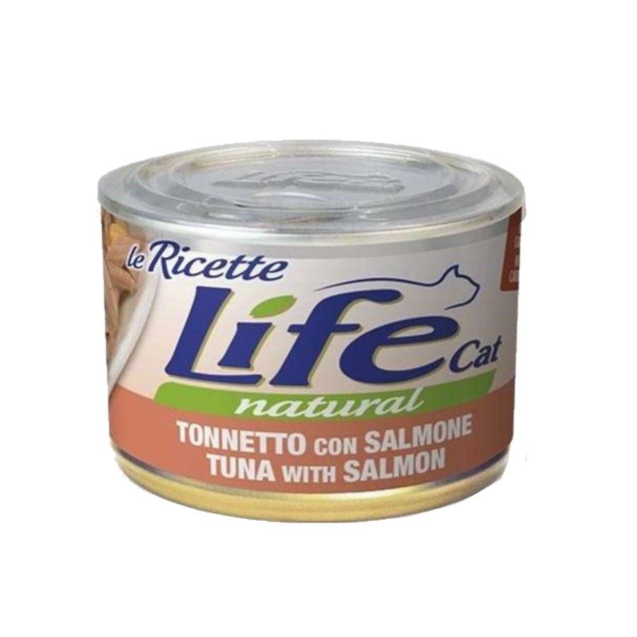 Life Natural Cat 150g Tonno Salmone Carote alimento umido gatti