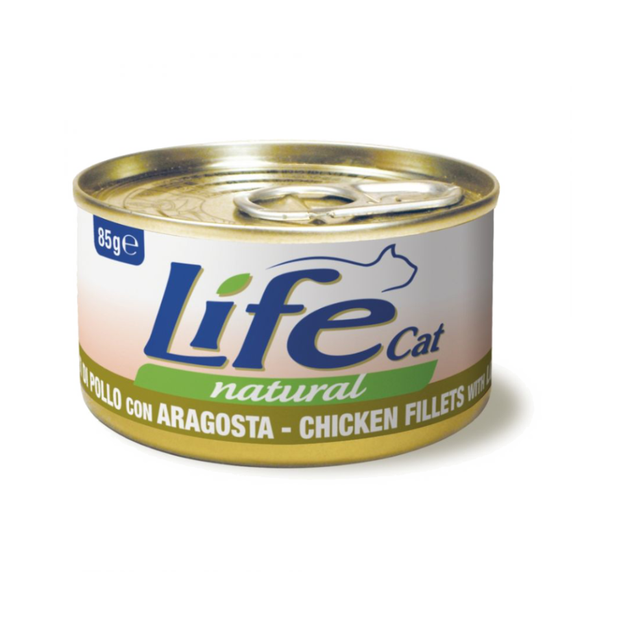 LIFE NATURAL CAT 85G - POLLO & ARAGOSTA