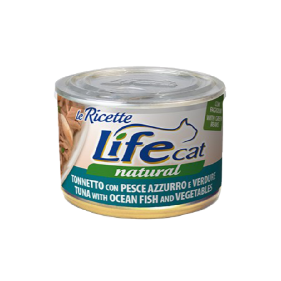 Life Cat Tonnetto Pesce Azzurro 150g umido gatto