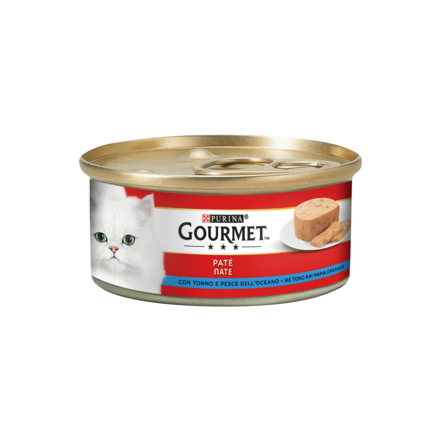 Purina Gourmet Rosso Paté Tonno Pesce dell'Oceano 195g