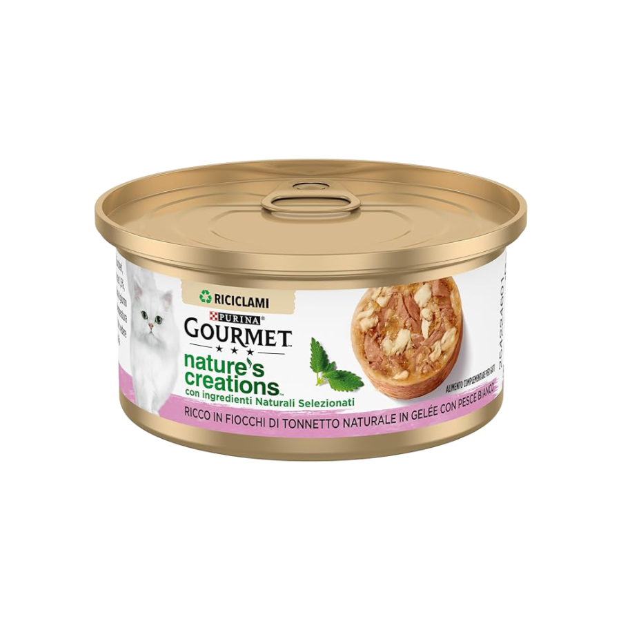 Purina Gourmet Nature's Creations Tonno Pesce Bianco Gelée 70g