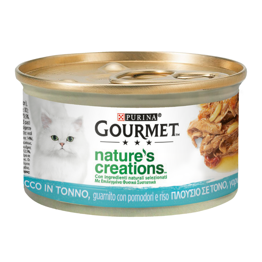 PURINA NATURE'S CREATIONS 85G - TONNO & POMODORI
