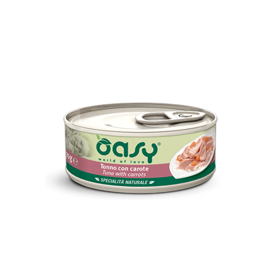 OASY SPECIALITA' NATURALE 70G - TONNO & CAROTE