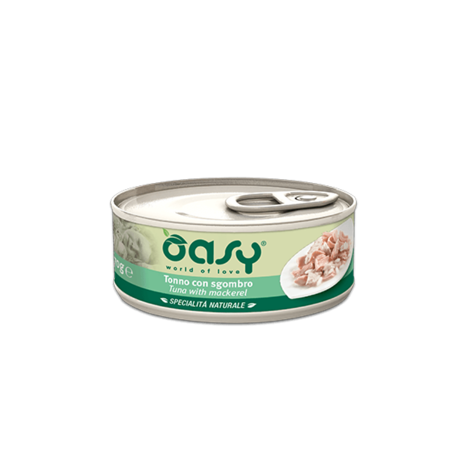 OASY SPECIALITA' NATURALE 70G - TONNO & SGOMBRO