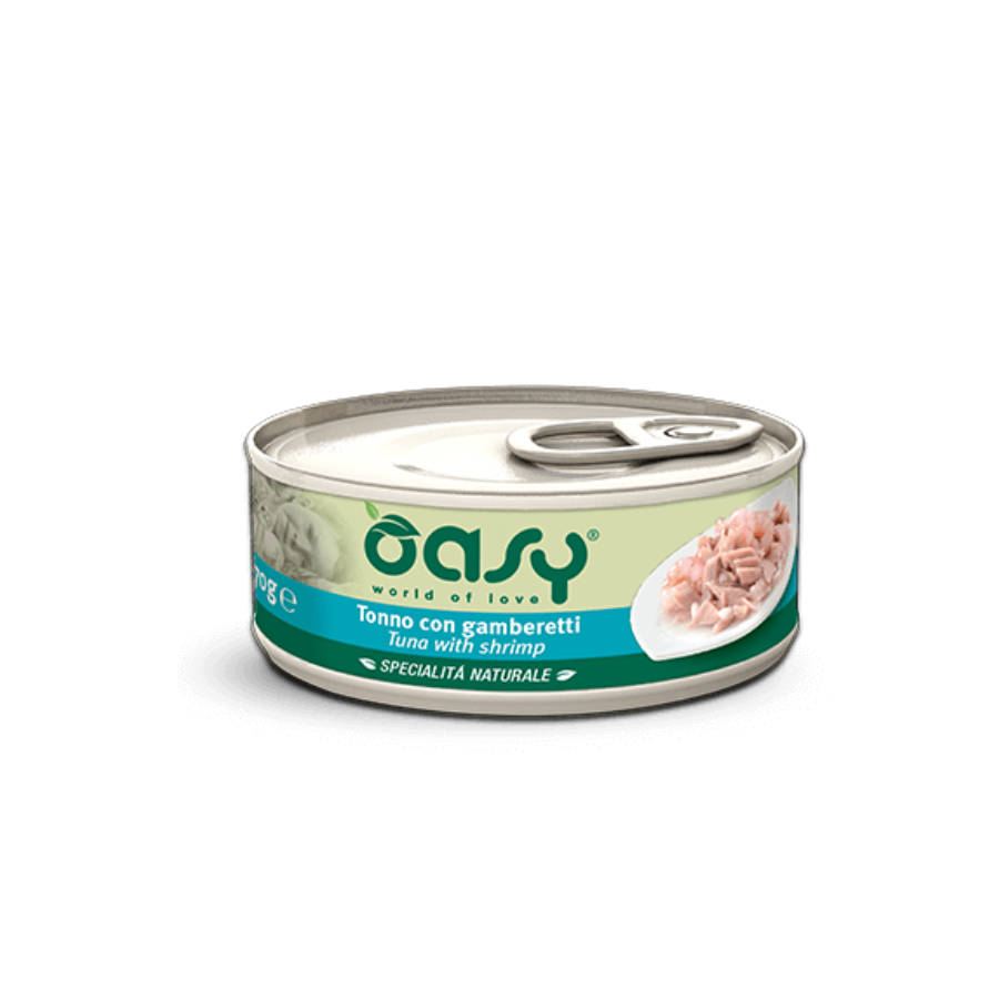 OASY SPECIALITA' NATURALE 70G - TONNO & GAMBERETTI
