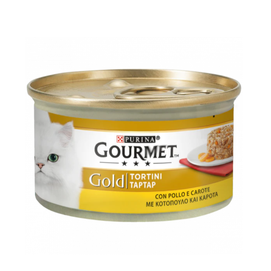 Purina Gourmet Gold Tortini Pollo e Carote 85g