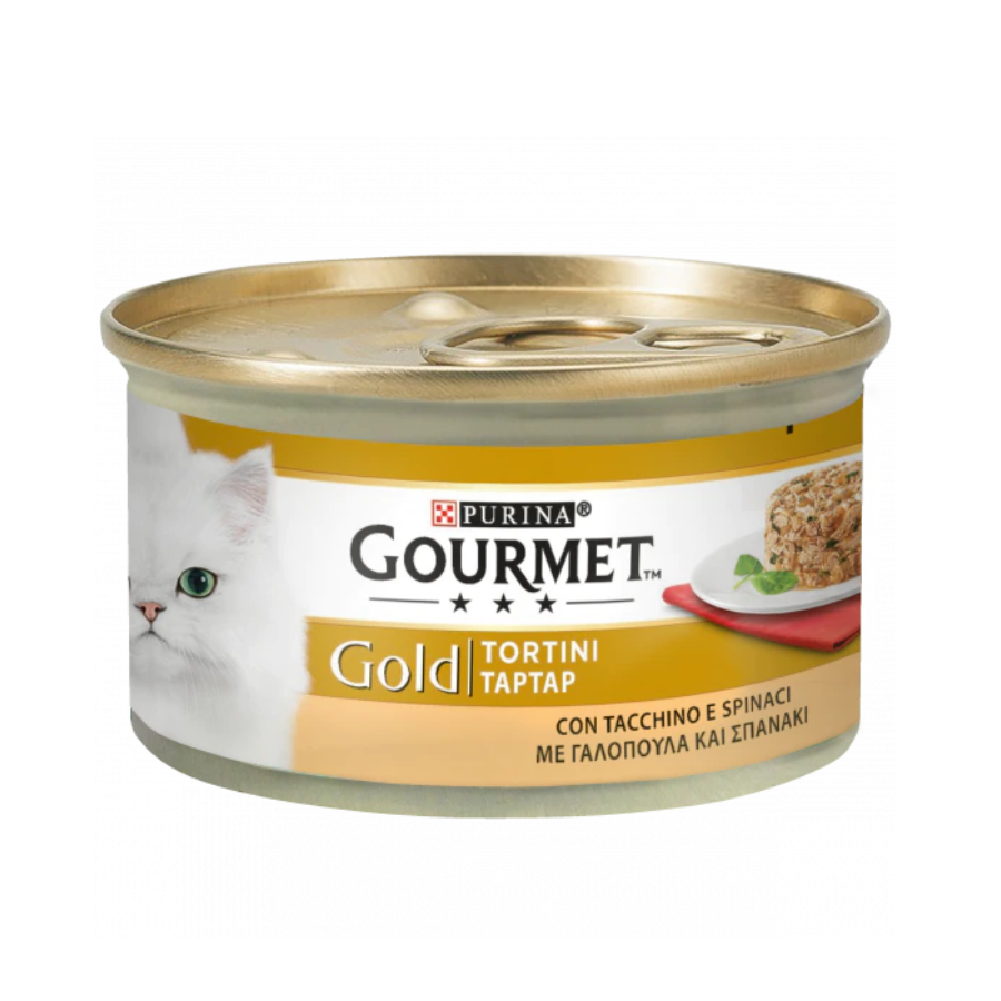 Purina Gourmet Gold Tortini Tacchino Spinaci 85g