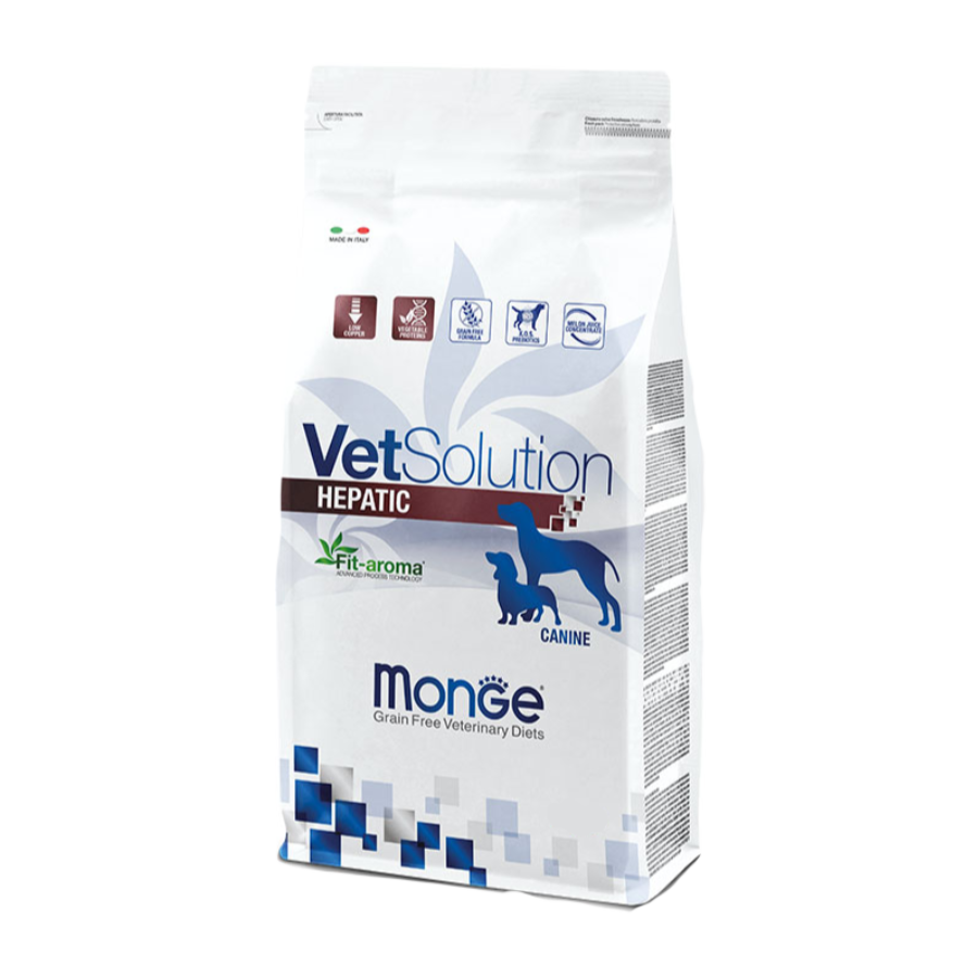 MONGE VETSOLUTION HEPATIC 12KG