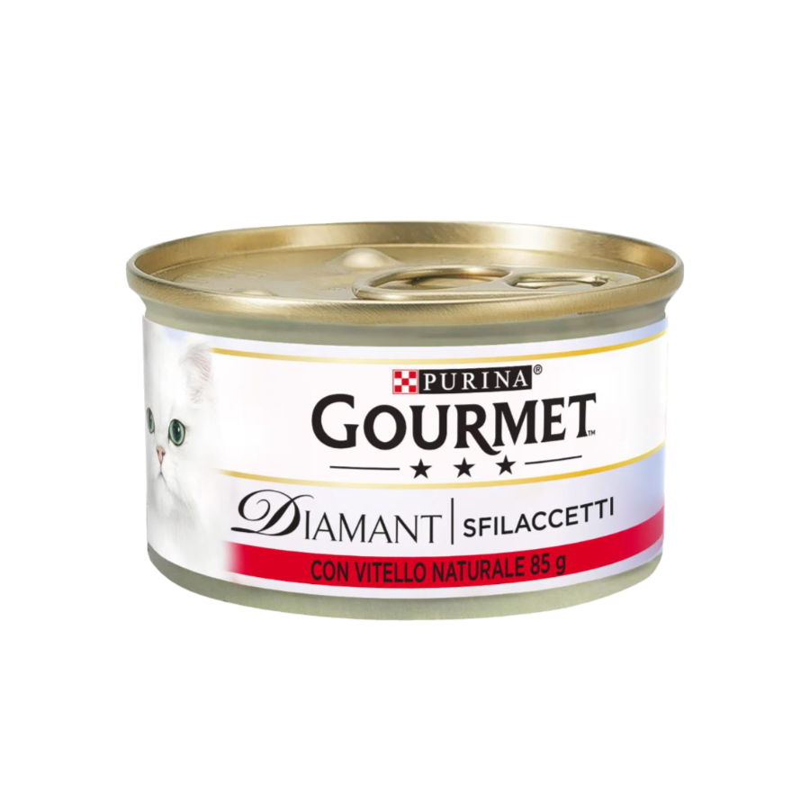 Purina Gourmet Diamant Sfilaccetti Vitello lattina 85g