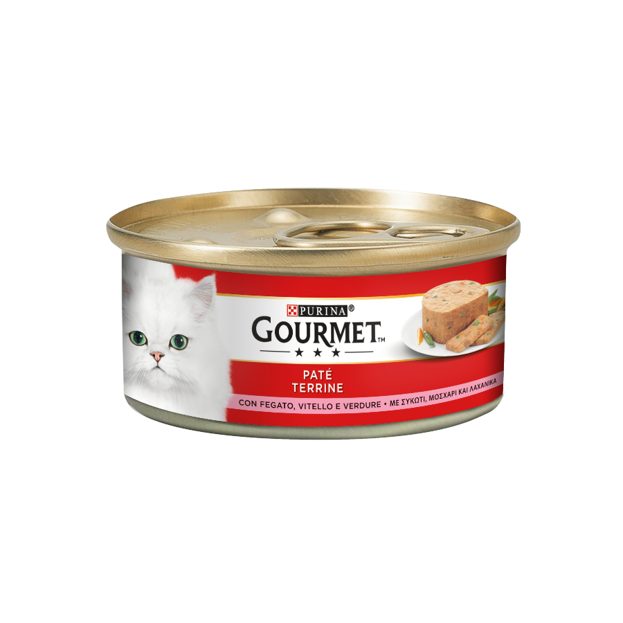 Purina Gourmet Rosso Paté Vitello Fegato Verdure 195g
