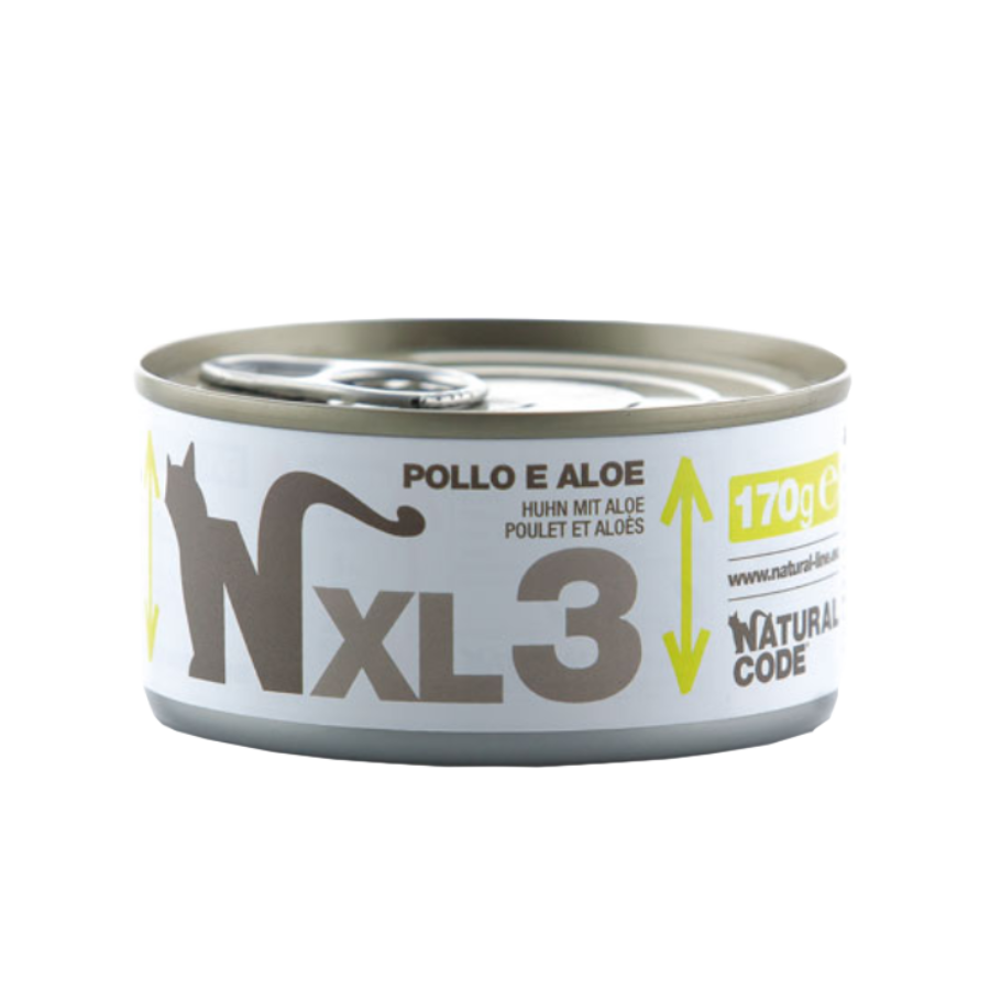 NATURAL CODE XL 170G - XL3 POLLO & ALOE