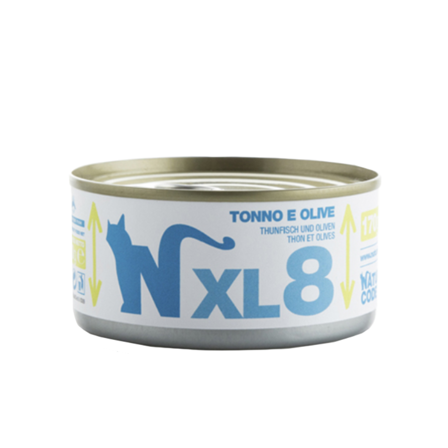 Natural Code XL8 Tonno e Olive 170g umido per gatto