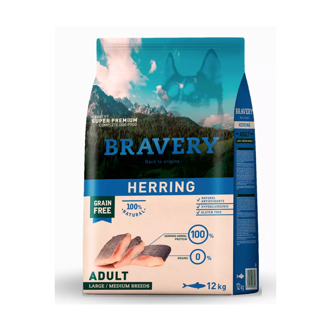 BRAVERY ARINGA ADULT LARGE/MEDIUM BREEDS 12KG