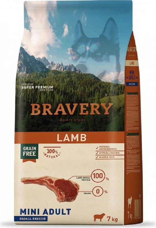 BRAVERY AGNELLO MINI ADULT SMALL BREEDS 7KG
