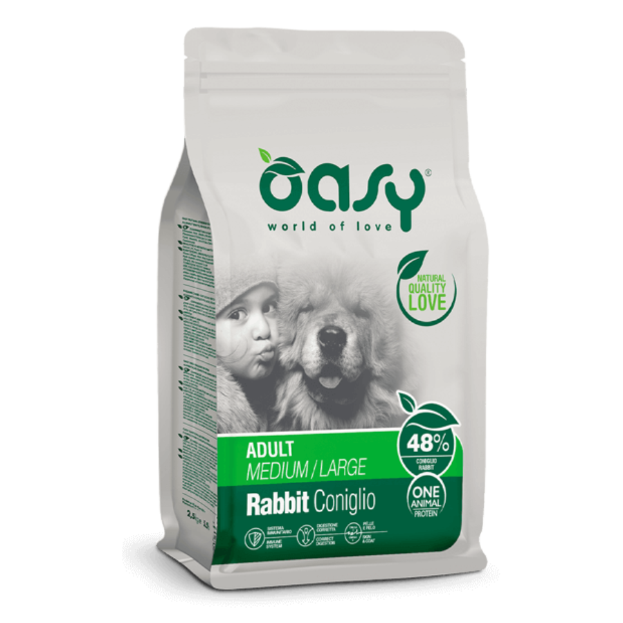 OASY ONE ANIMAL PROTEIN CONIGLIO 12KG