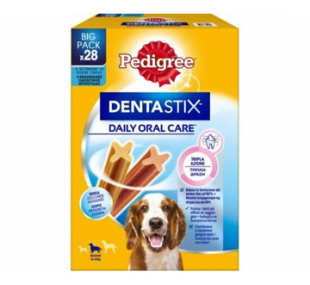 PEDIGREE DENTASTIX MEDIUM 28 PEZZI