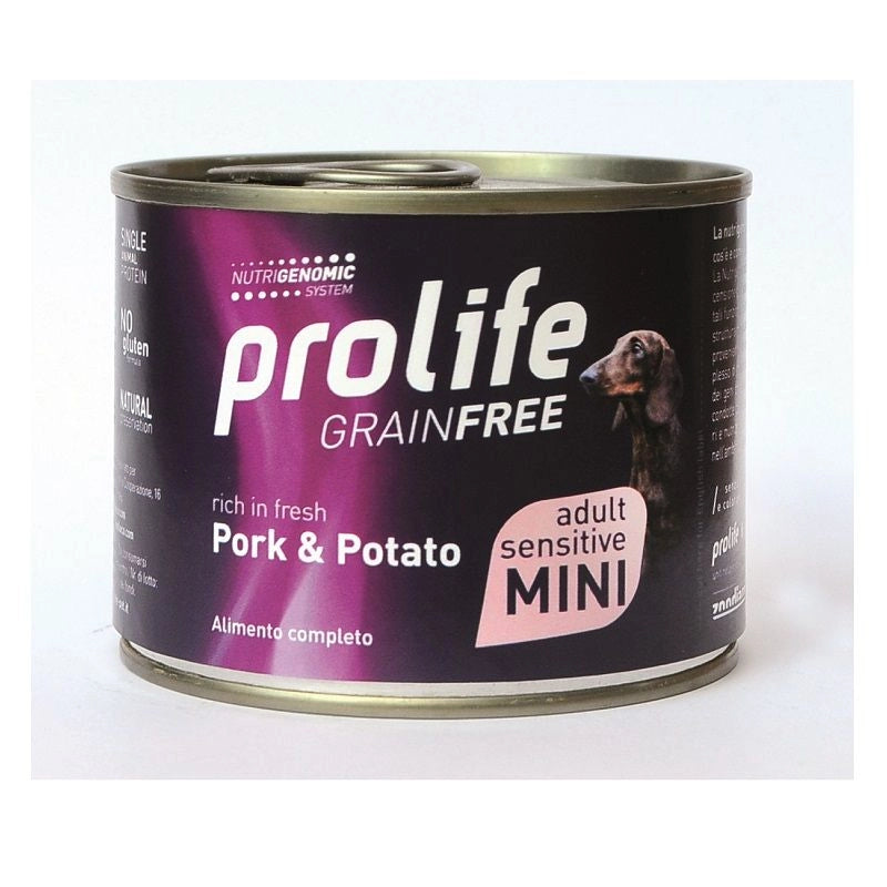 PROLIFE WET GRAINFREE ADULT MAIALE MINI DOG 6X200G